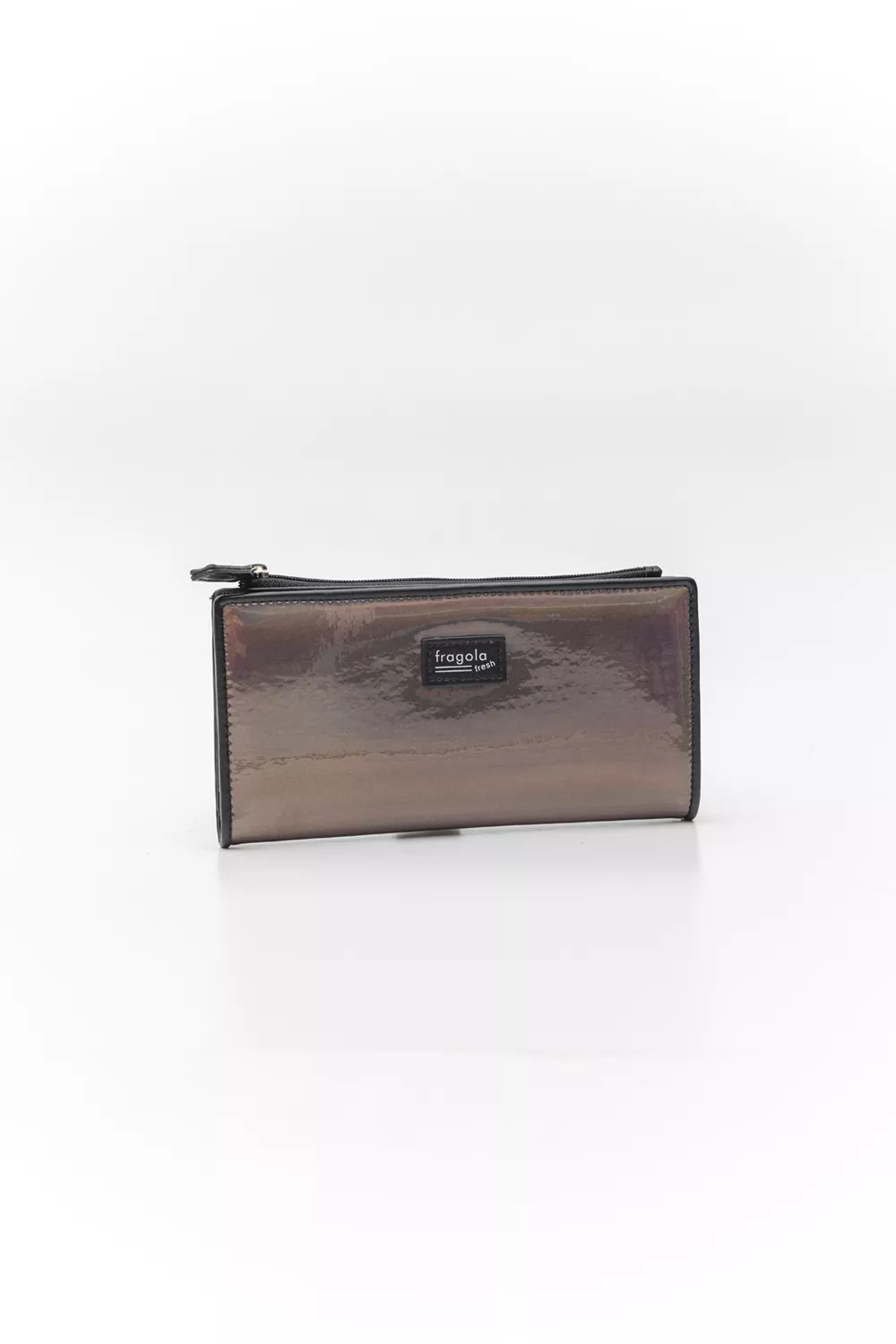 Μεγάλο πορτοφόλι με κουμπί Letters