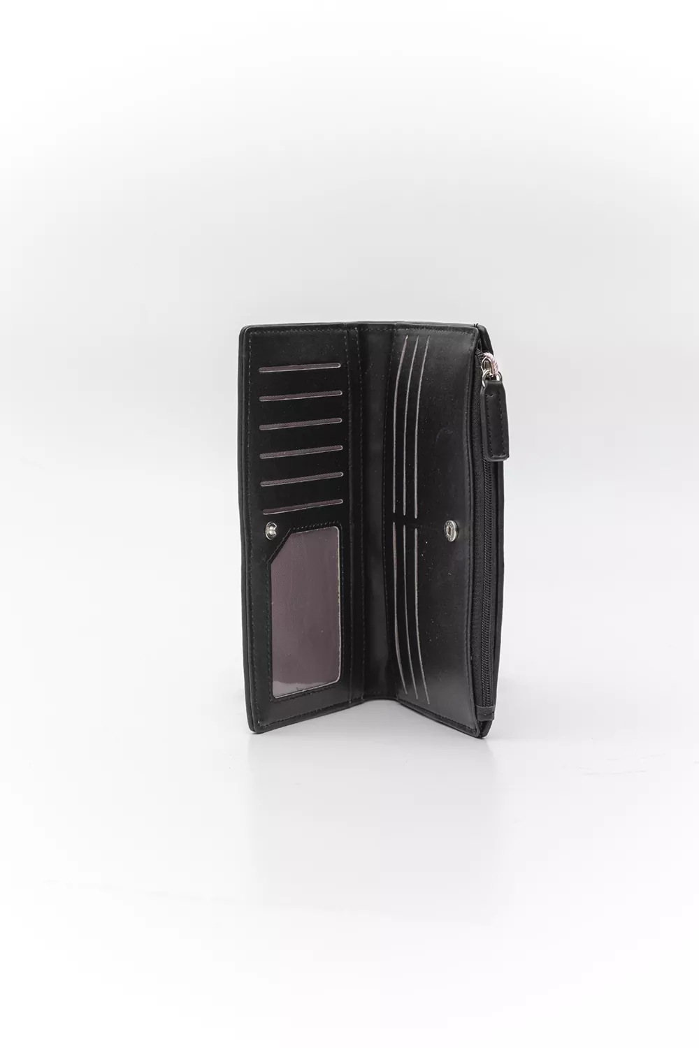 Μεγάλο πορτοφόλι με κουμπί Letters