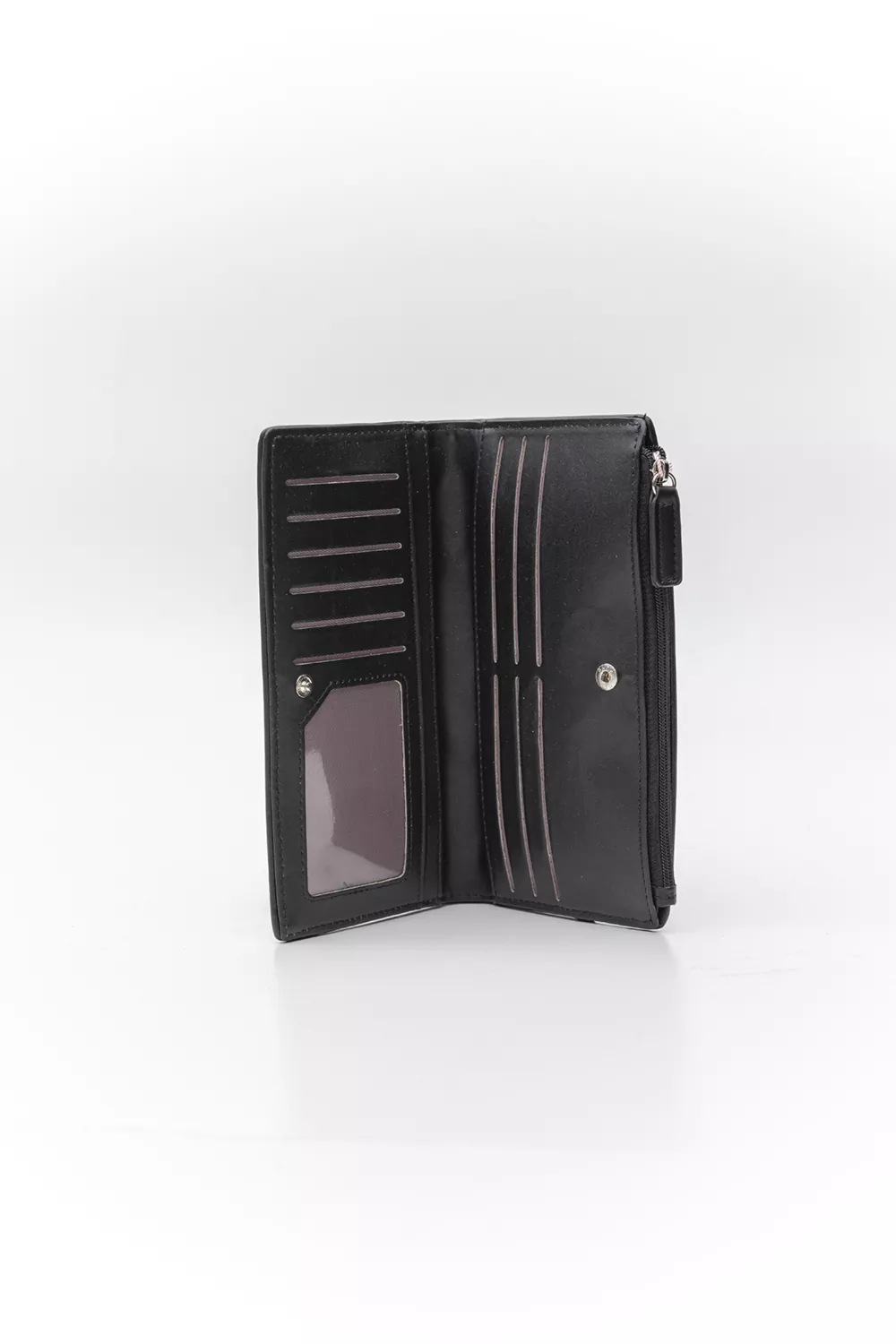 Μεγάλο πορτοφόλι με κουμπί Letters