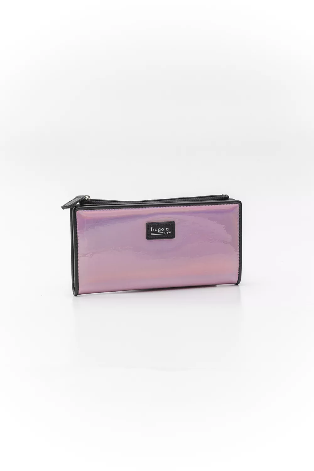 Μεγάλο πορτοφόλι με κουμπί Letters