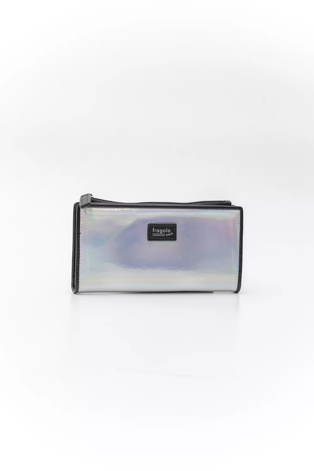 Μεγάλο πορτοφόλι με κουμπί Letters