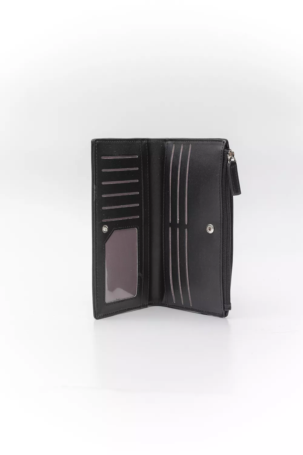 Μεγάλο πορτοφόλι με κουμπί Letters