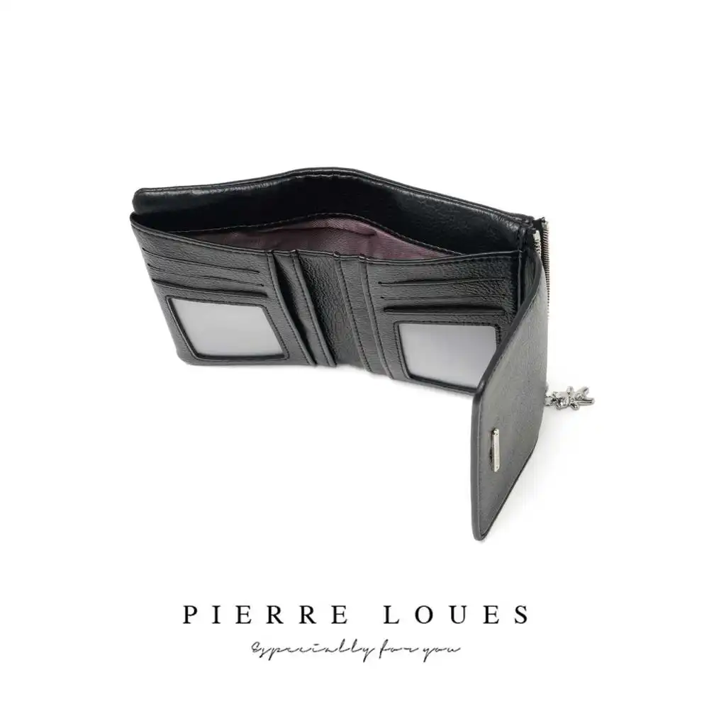 Μικρό Πορτοφόλι Γυναικείο Pierre Loues PL288-26 μαύρο