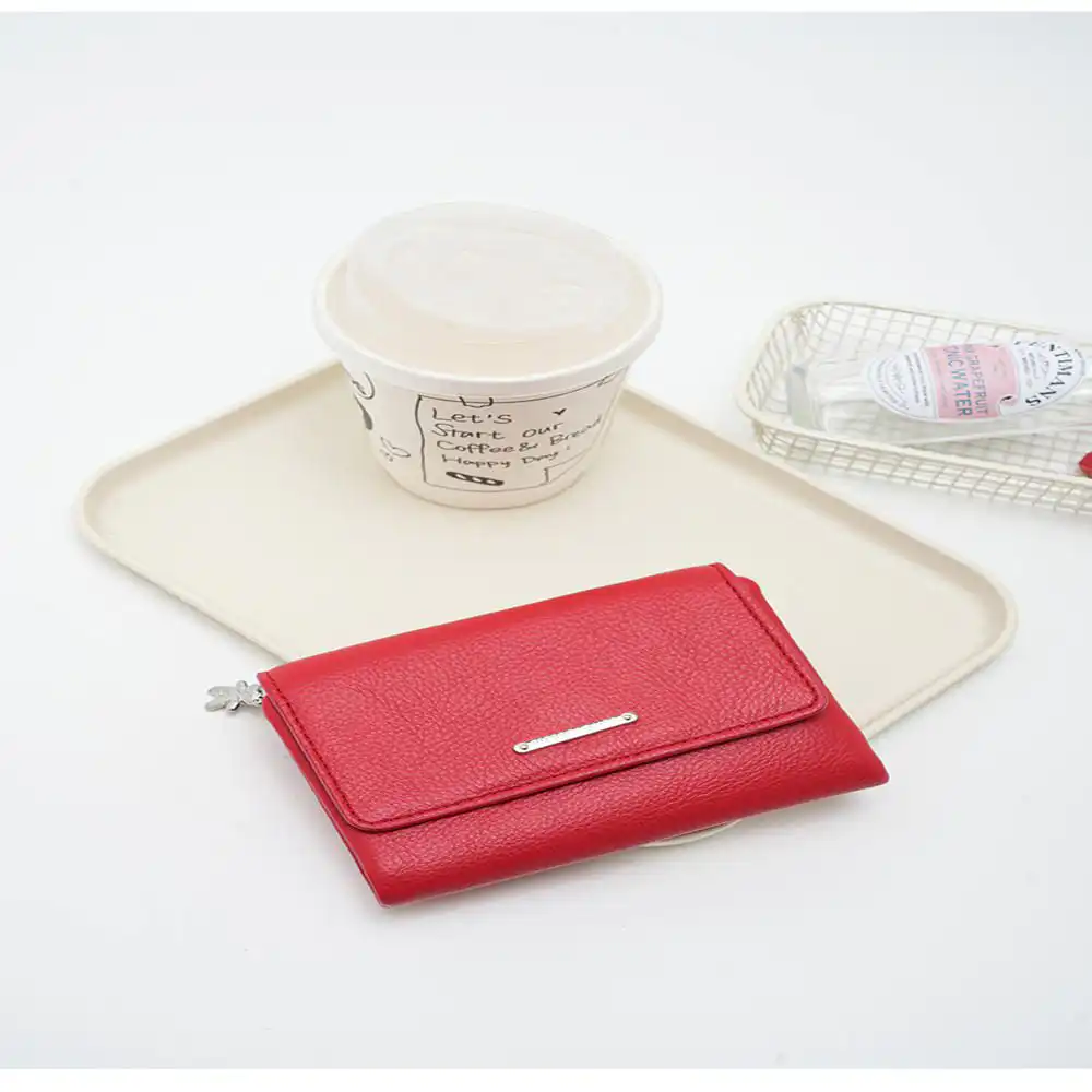 Μικρό Πορτοφόλι Γυναικείο Pierre Loues PL288-26 κόκκινο