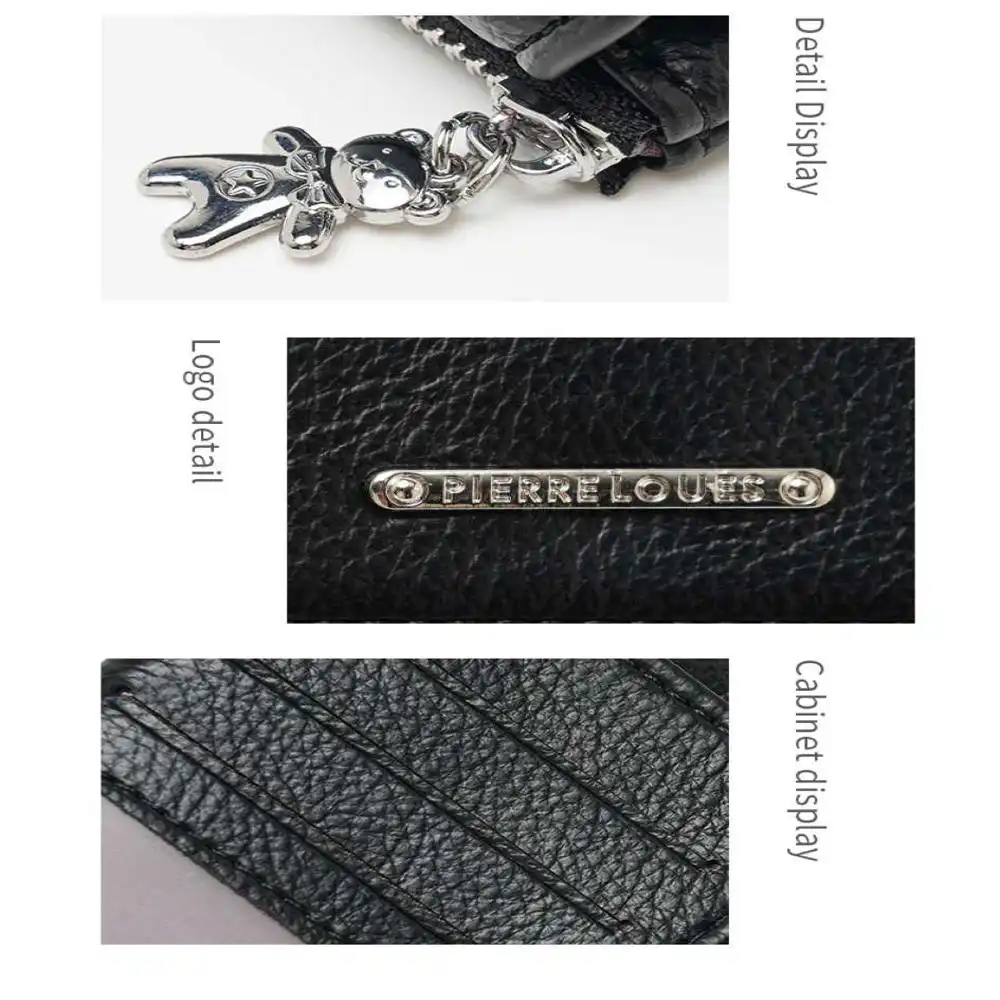 Μικρό Πορτοφόλι Γυναικείο Pierre Loues PL288-26 μαύρο