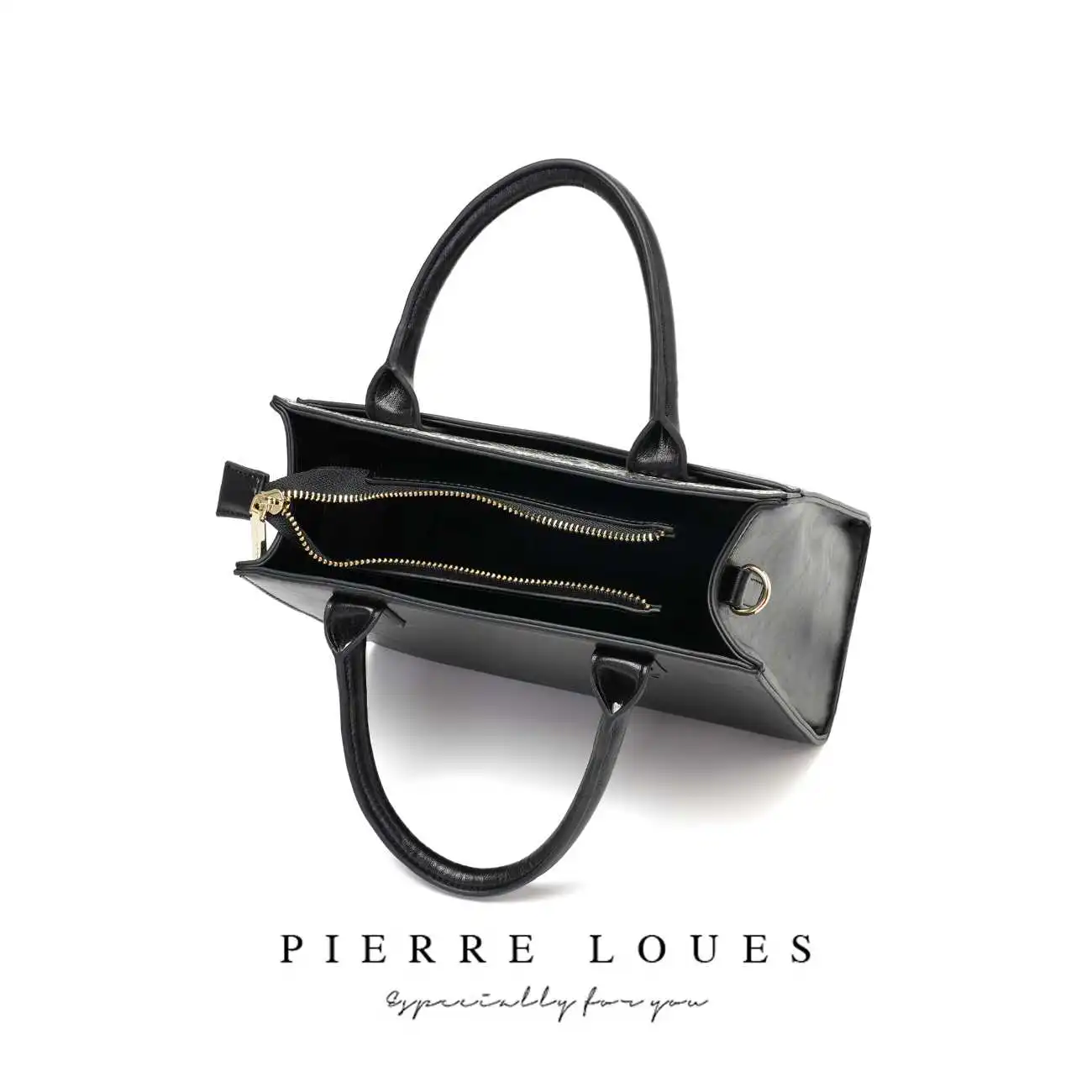 Γυναικεία τσάντα Χιαστί Pierre Loues PL615-38 μαύρο