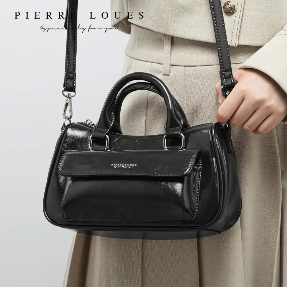 Γυναικεία Τσάντα Χειρός & Χιαστί Pierre Loues PL615-50 μαύρο Γυναικεία Τσάντα Χειρός & Χιαστί Pierre Loues PL615-50 μαύρο