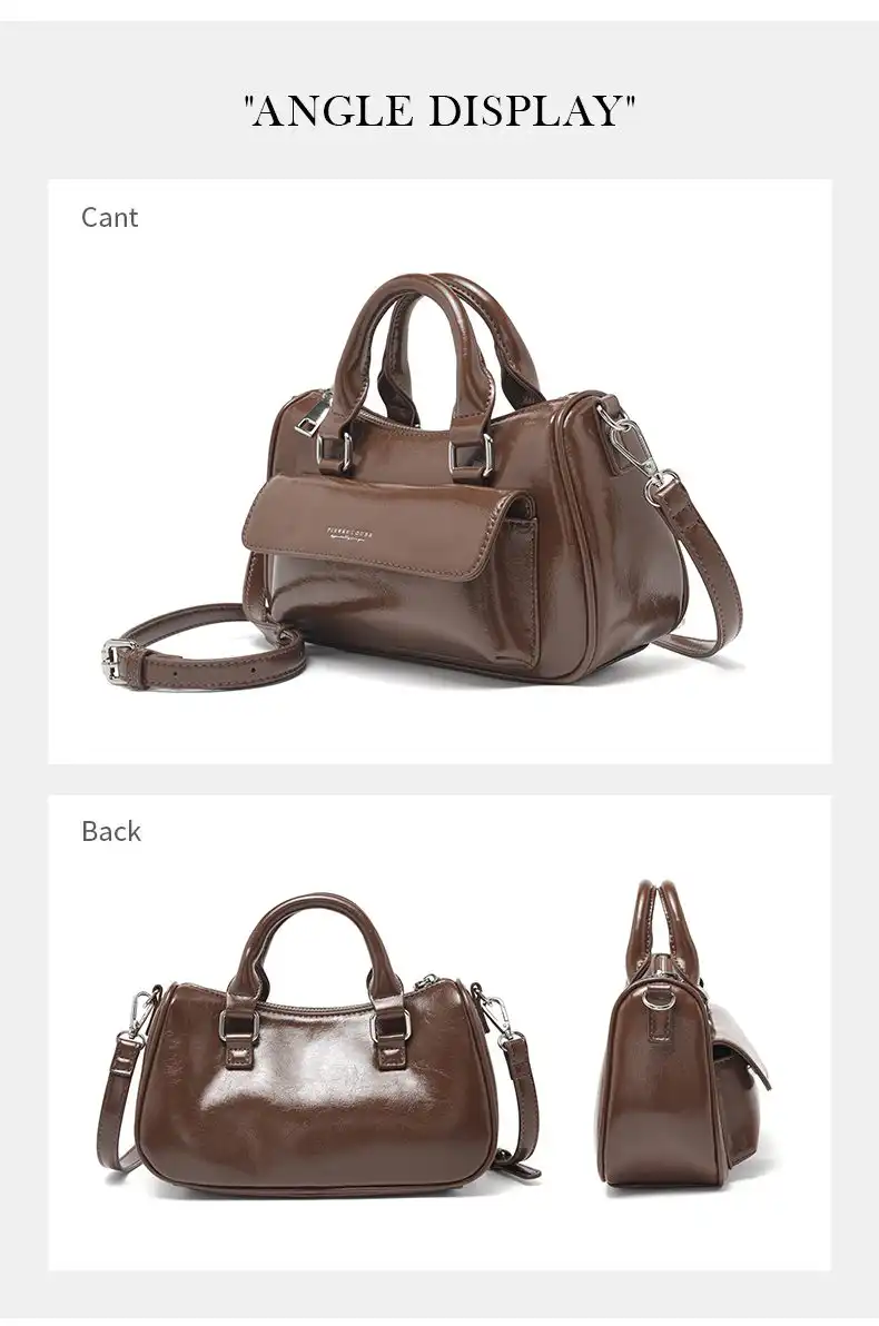 Γυναικεία Τσάντα Χειρός & Χιαστί Pierre Loues PL615-50 καφέ