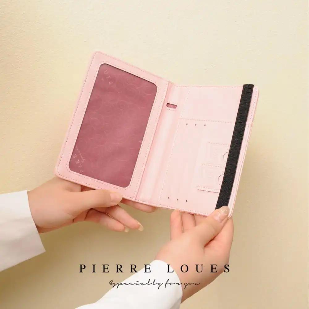 Γυναικείο πορτοφόλι Pierre Loues PL619-1 ροζ Γυναικείο πορτοφόλι Pierre Loues PL619-1 ροζ