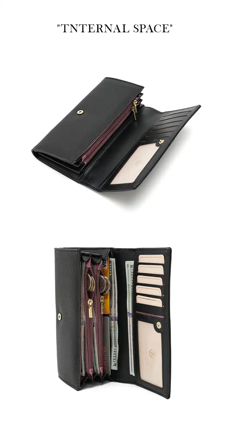 Γυναικείo πορτοφόλι Pierre Loues 728-118 μαύρο