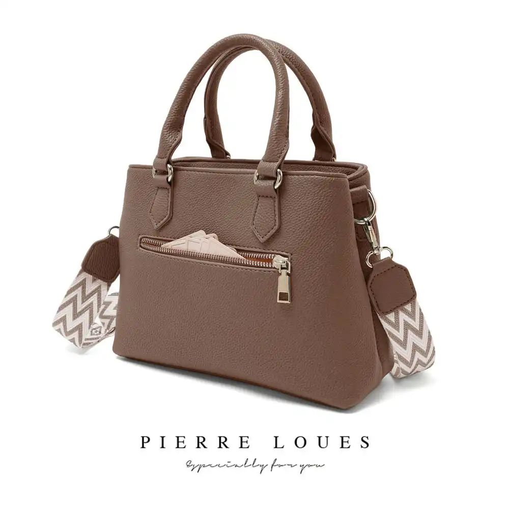 Γυναικεία Τσάντα Χιαστί Χειρός Pierre Loues PL782-21-Α10 coffee