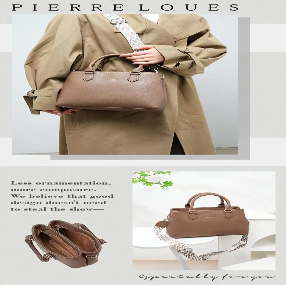 Γυναικεία Τσάντα Χιαστί Χειρός Pierre Loues PL782-21-Α10 coffee