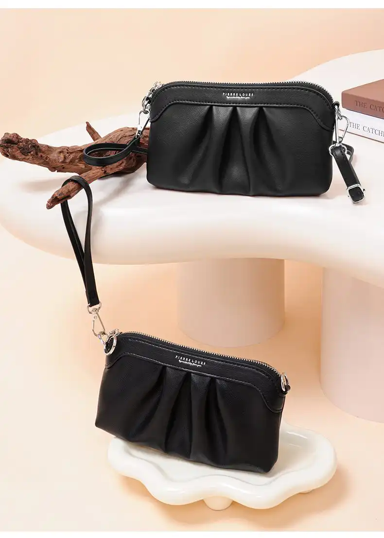 Τσαντάκι Χιαστί Pierre Loues PL782-36-A94 μαύρο