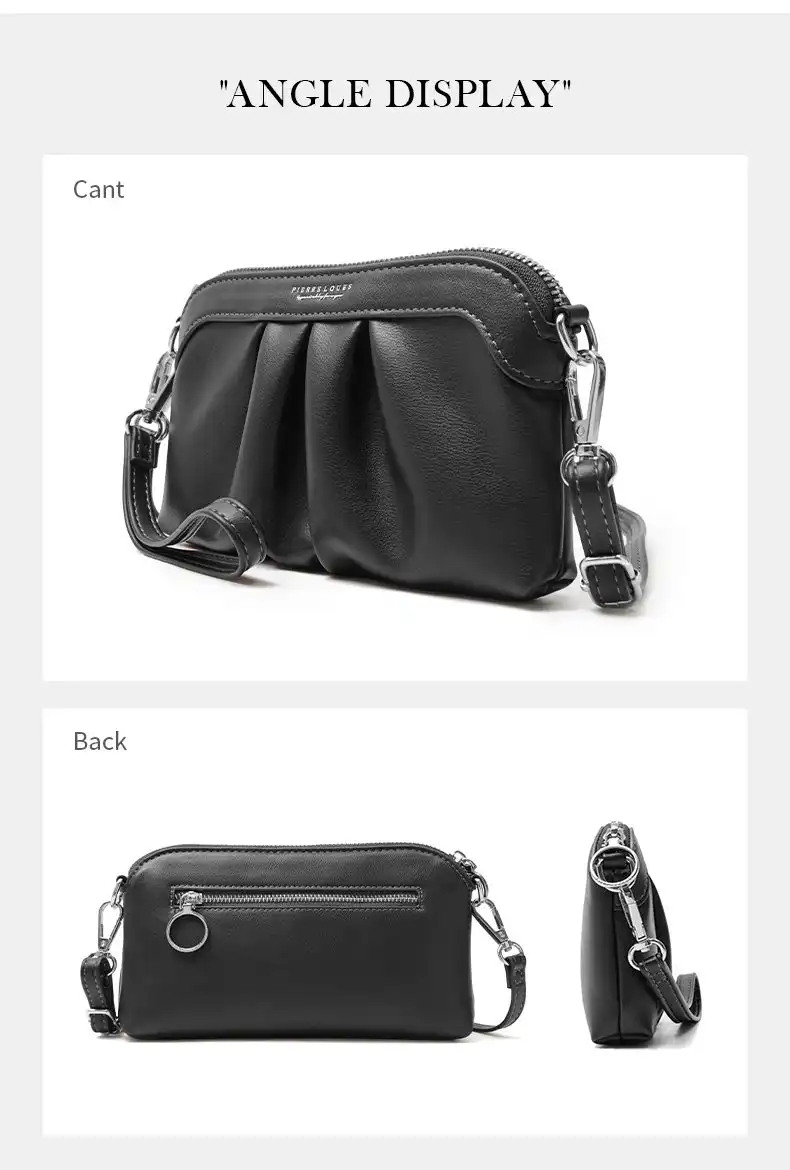 Τσαντάκι Χιαστί Pierre Loues PL782-36-A94 μαύρο