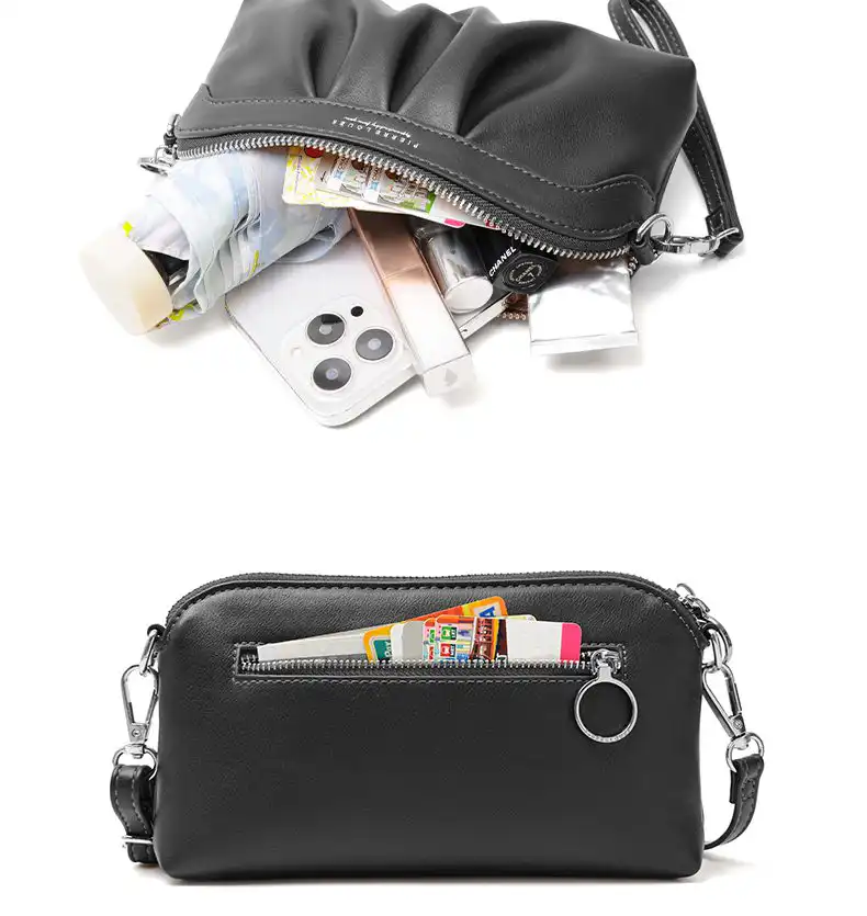 Τσαντάκι Χιαστί Pierre Loues PL782-36-A94 μαύρο