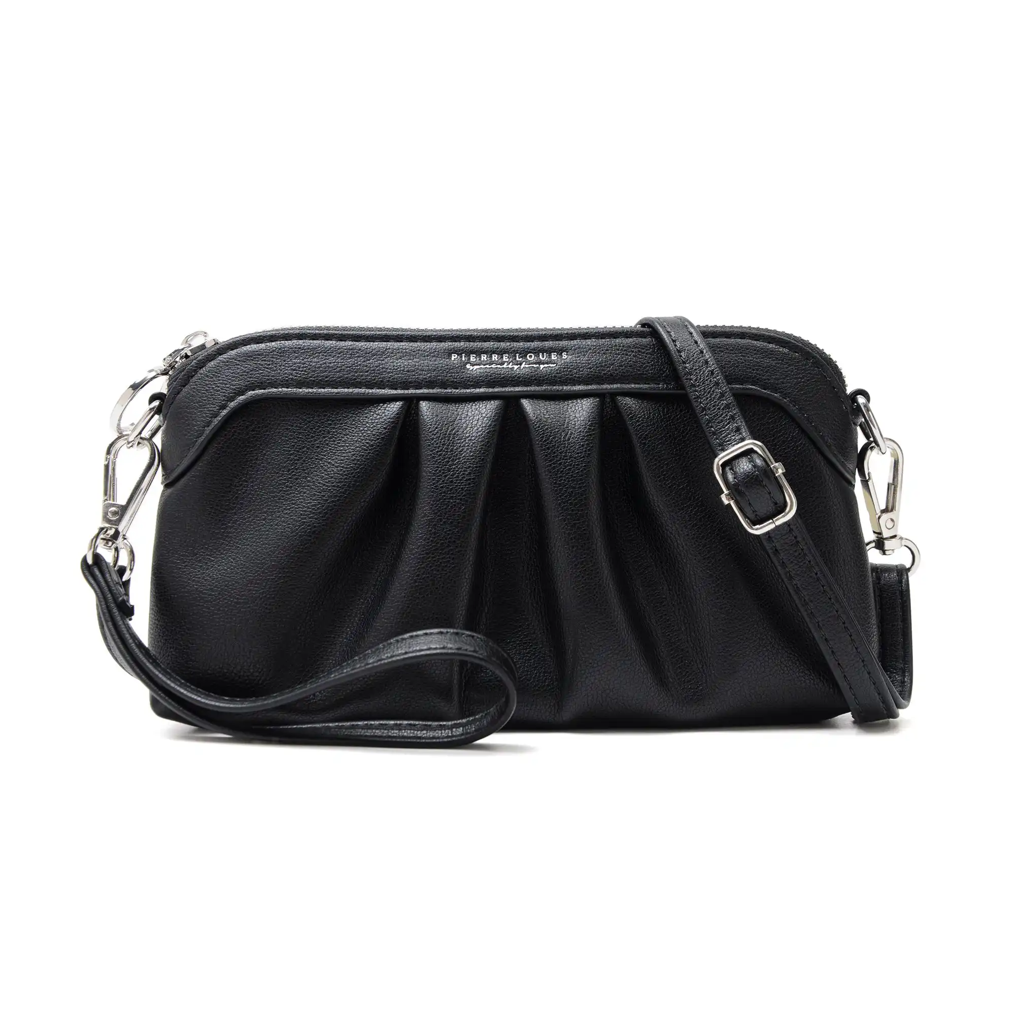 Τσαντάκι Χιαστί Pierre Loues PL782-36-A94 μαύρο Τσαντάκι Χιαστί Pierre Loues PL782-36-A94 μαύρο