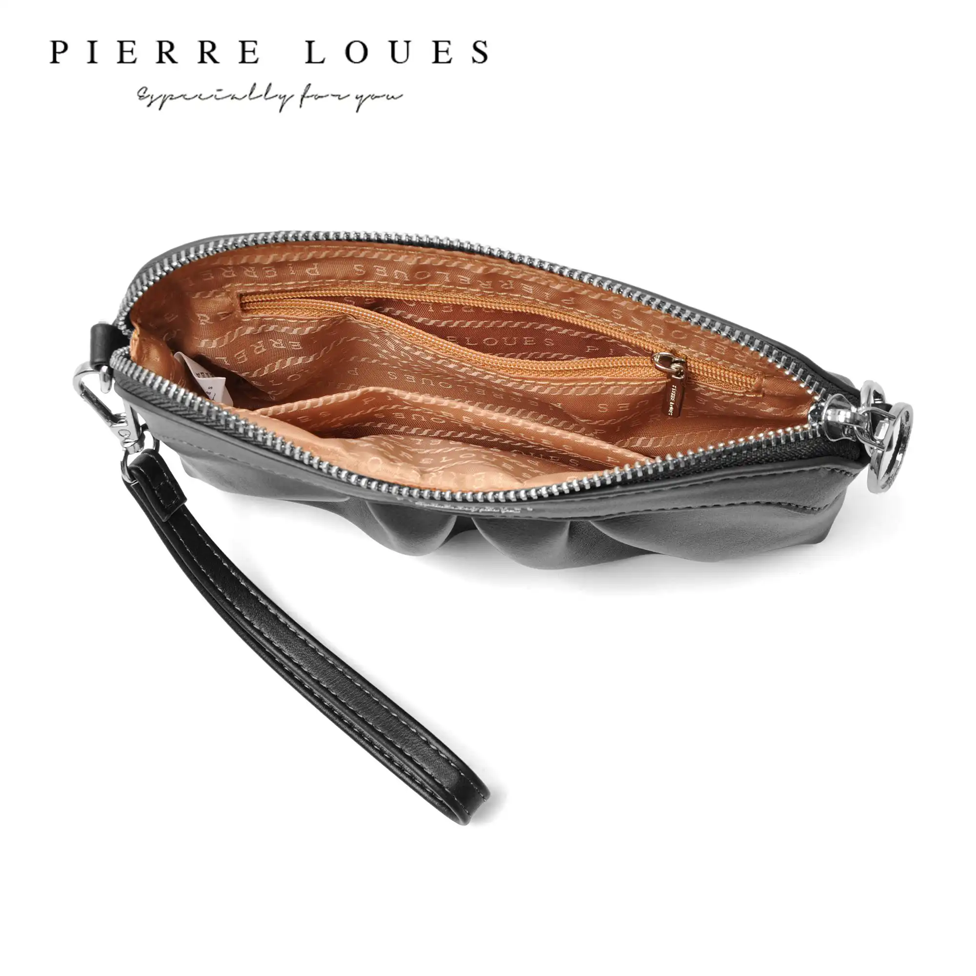 Τσαντάκι Χιαστί Pierre Loues PL782-36-A94 μαύρο