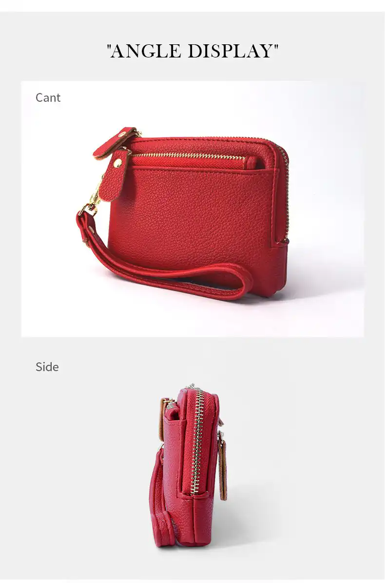 Γυναικείο Πορτοφόλι Saffiano Pierre Loues PL805-69 κόκκινο