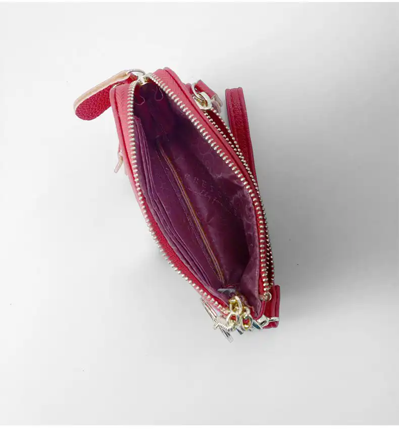 Γυναικείο Πορτοφόλι Saffiano Pierre Loues PL805-69 κόκκινο