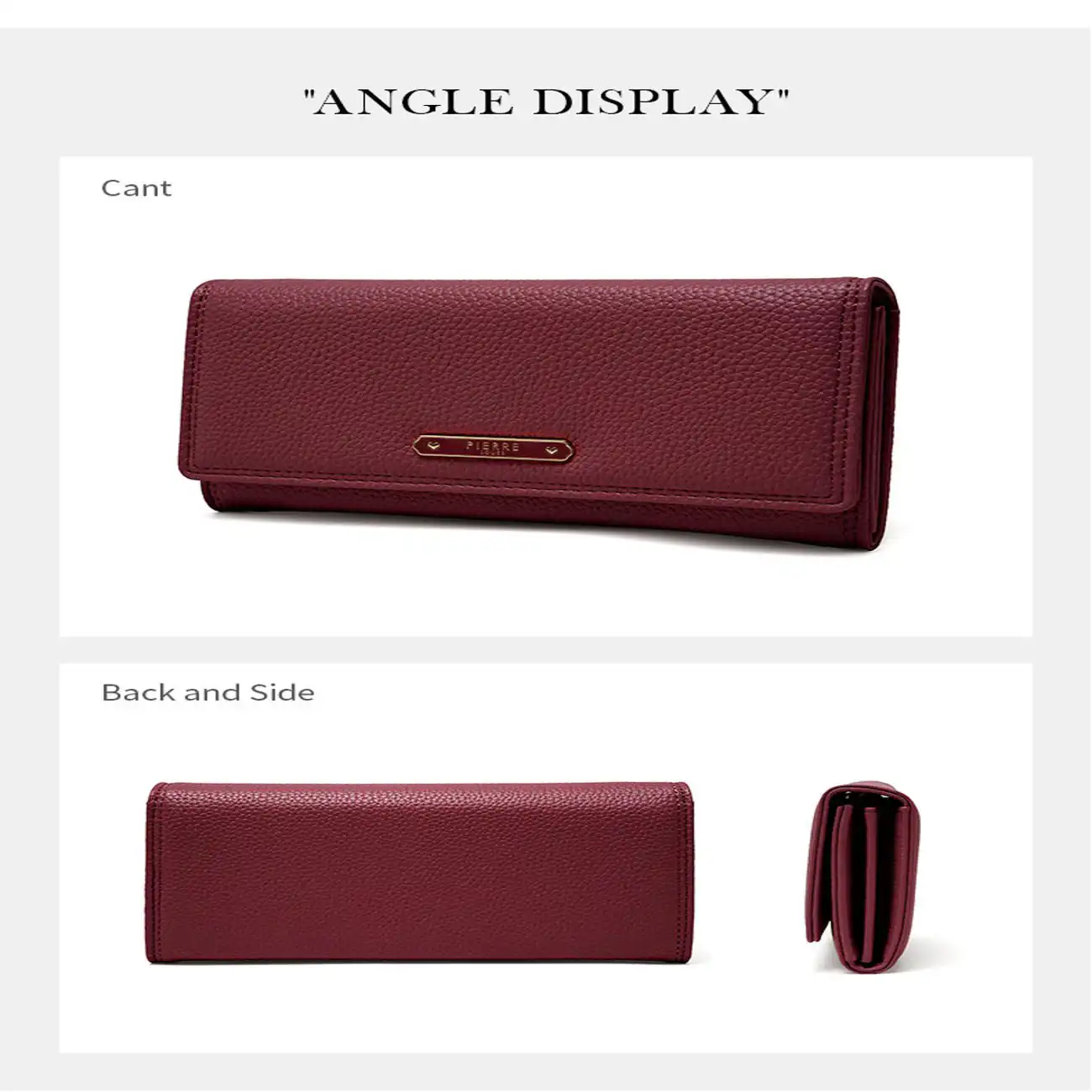 Πορτοφόλι Γυναικείο Pierre Loues PL819-58 μπορντό