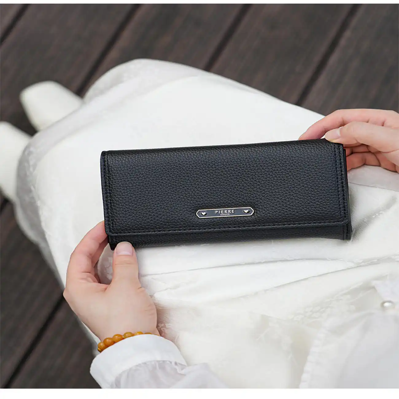 Πορτοφόλι Γυναικείο Pierre Loues PL819-58 μαύρο Πορτοφόλι Γυναικείο Pierre Loues PL819-58 μαύρο