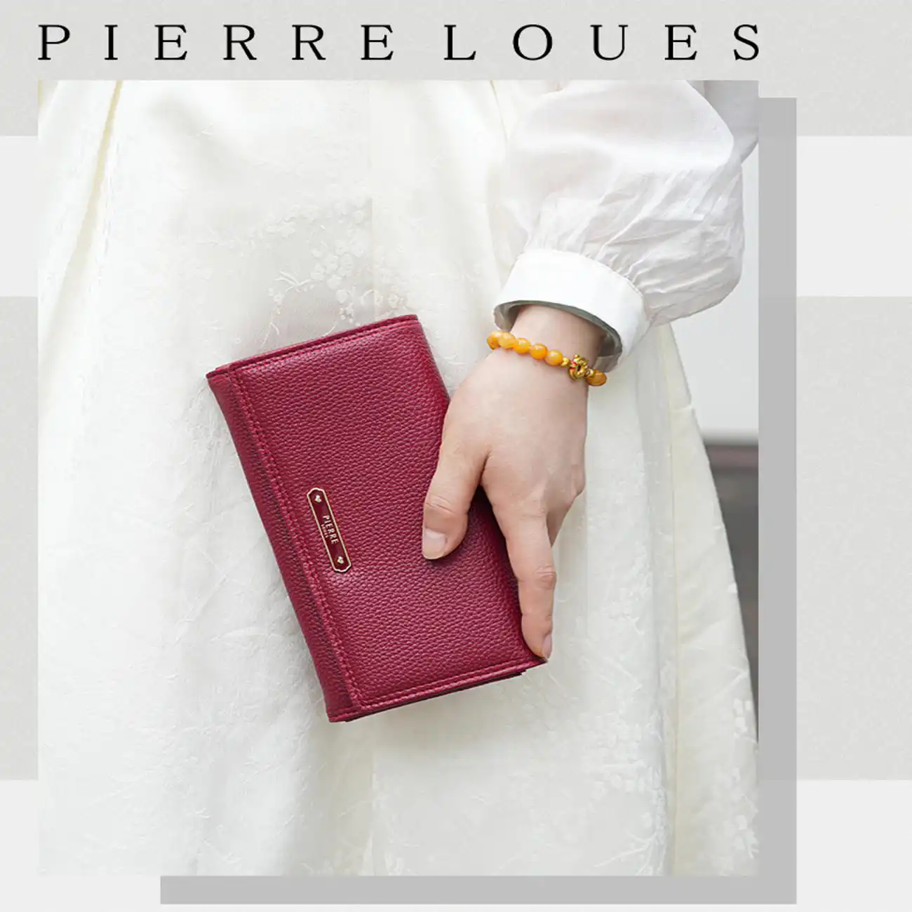 Πορτοφόλι Γυναικείο Pierre Loues PL819-58 μπορντό