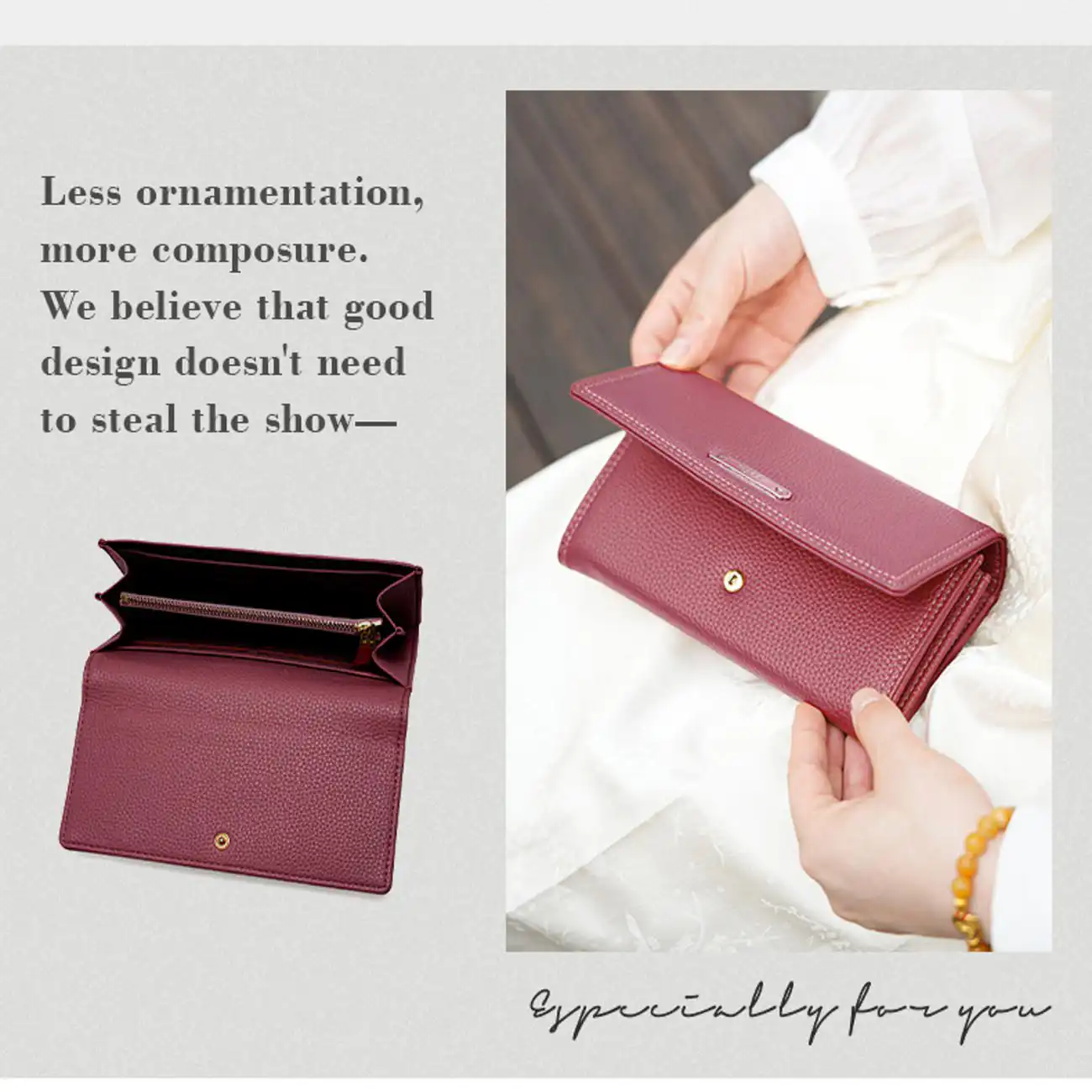 Πορτοφόλι Γυναικείο Pierre Loues PL819-58 μπορντό