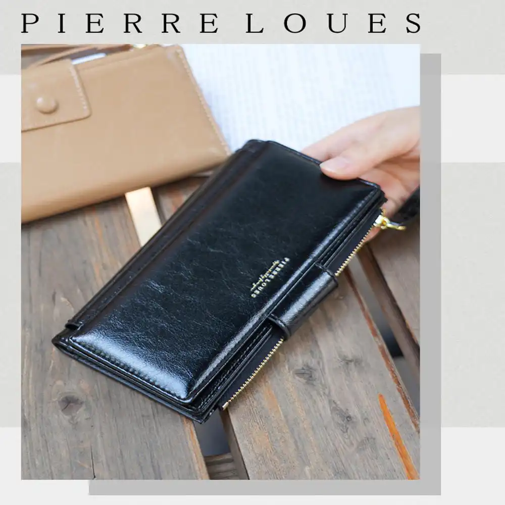 Πορτοφόλι Γυναικείο Pierre Loues PL821-87Q μαύρο Πορτοφόλι Γυναικείο Pierre Loues PL821-87Q μαύρο