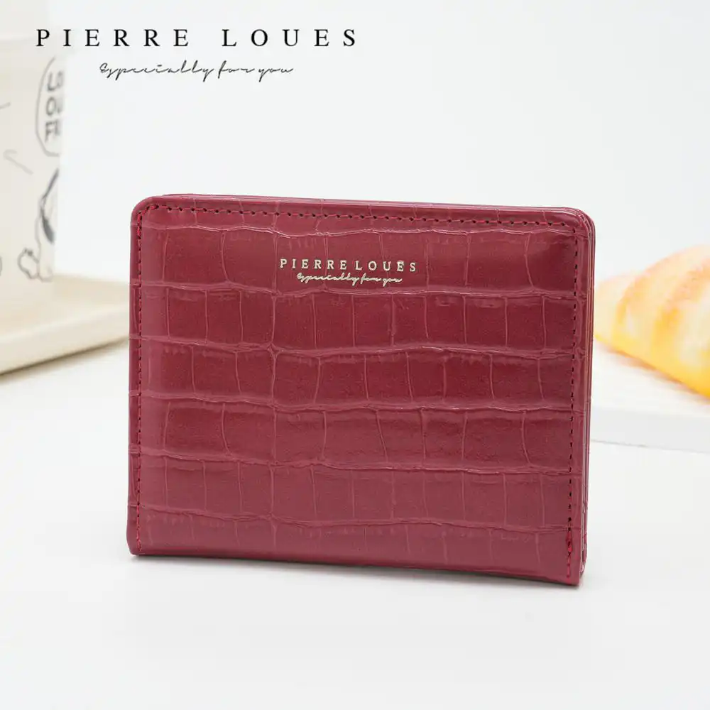 Μικρό Πορτοφόλι Γυναικείο Pierre Loues PL822-17A μπορντό