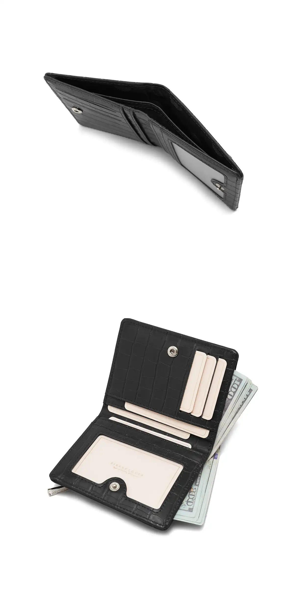 Μικρό Πορτοφόλι Γυναικείο Pierre Loues PL822-17A μαύρο