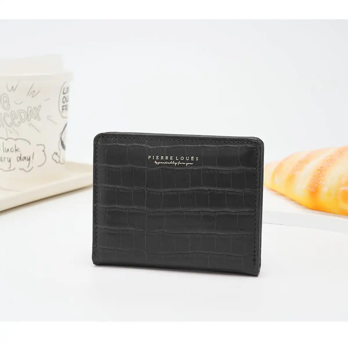 Μικρό Πορτοφόλι Γυναικείο Pierre Loues PL822-17A μαύρο