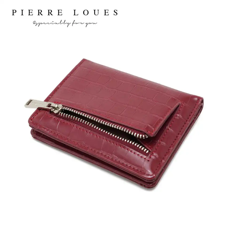 Μικρό Πορτοφόλι Γυναικείο Pierre Loues PL822-17A μπορντό