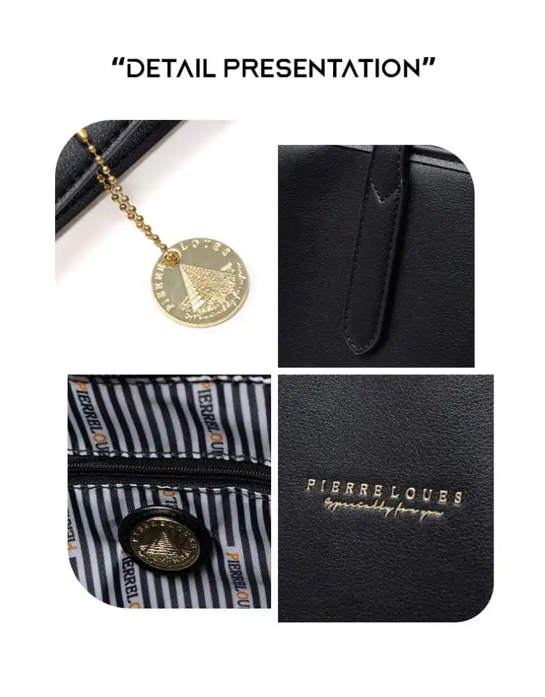 Γυναικεία Τσάντα Ώμου Shopper Pierre Loues 914-62 καφέ Γυναικεία Τσάντα Ώμου Shopper Pierre Loues 914-62 καφέ