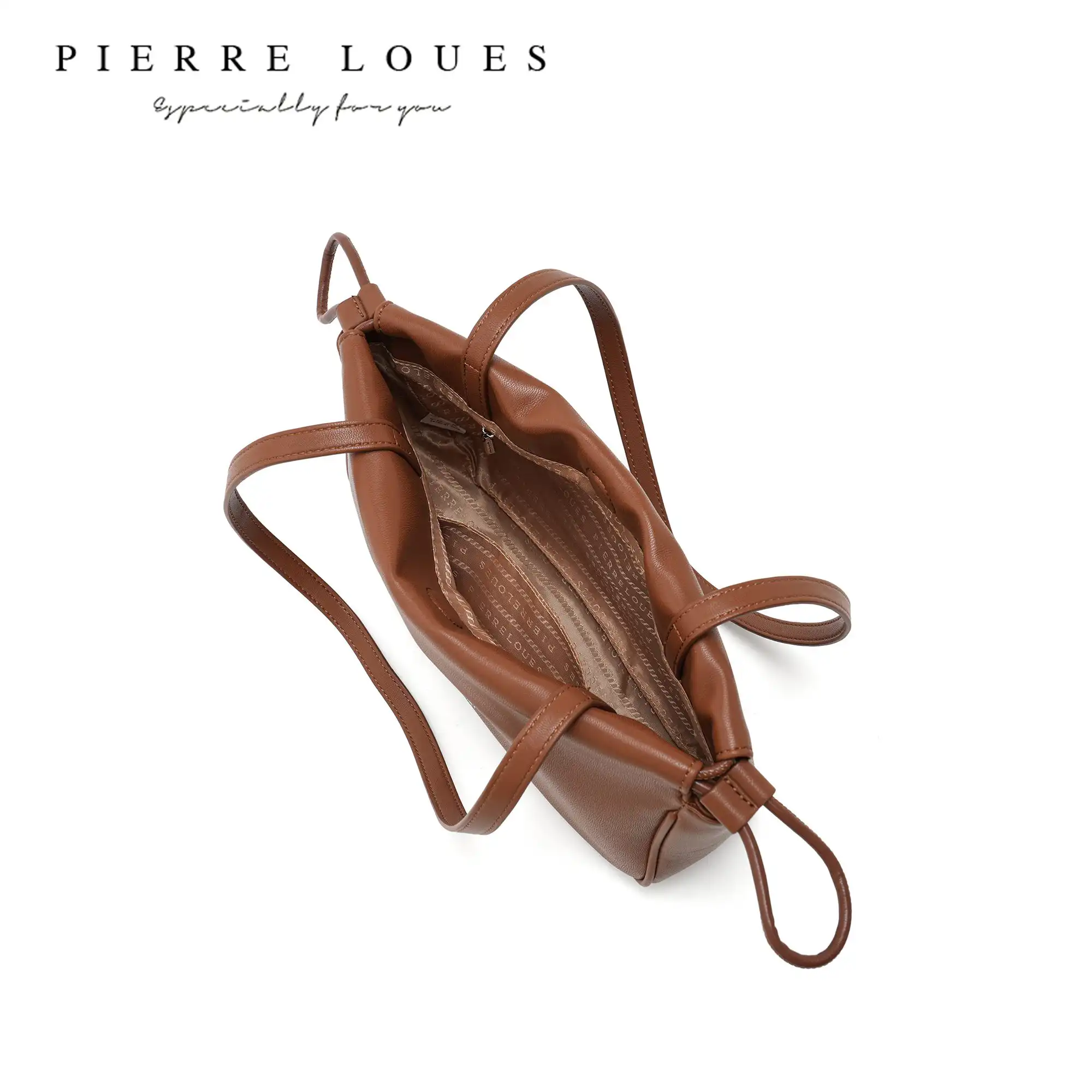 Τσάντα Ώμου Pierre Loues PL915-12 καφέ