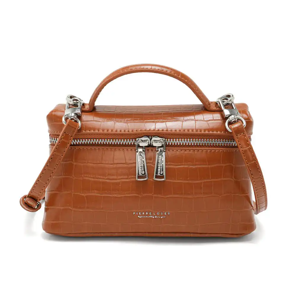 Γυναικεία Τσάντα Χιαστί Pierre Loues PL931-69-Α03 καφέ Γυναικεία Τσάντα Χιαστί Pierre Loues PL931-69-Α03 καφέ