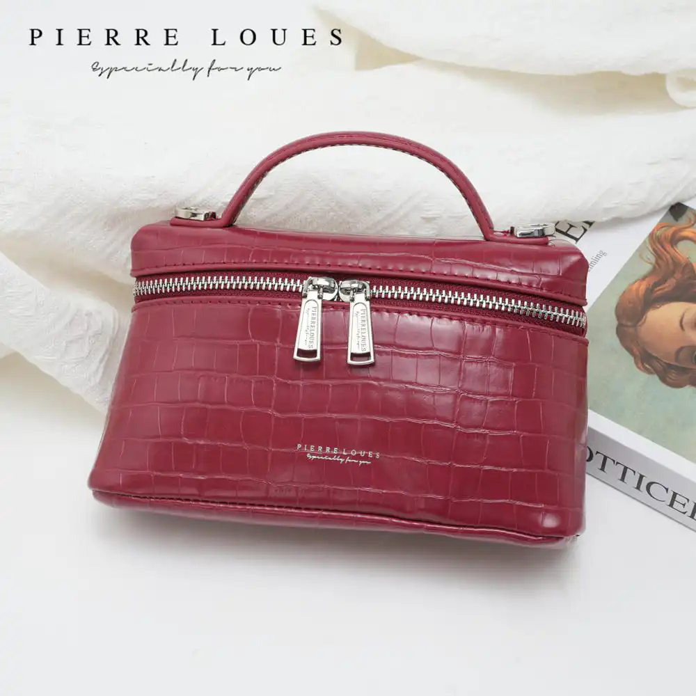 Γυναικεία Τσάντα Χιαστί Pierre Loues PL931-69-Α03 μπορντό Γυναικεία Τσάντα Χιαστί Pierre Loues PL931-69-Α03 μπορντό