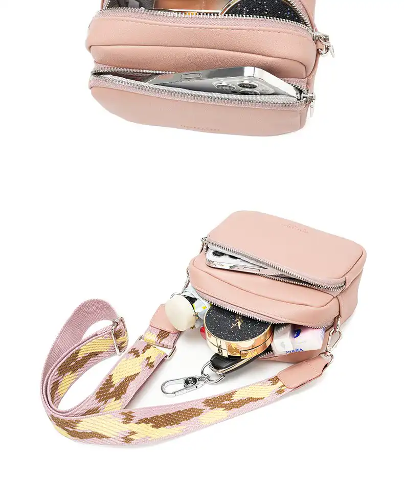 Γυναικεία Τσάντα Χιαστί Pierre Loues PL959-9 ροζ