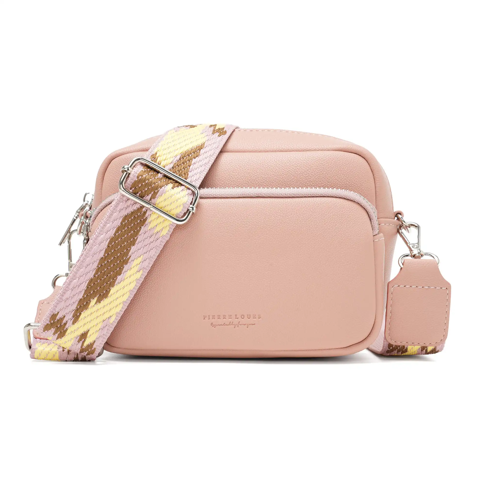 Γυναικεία Τσάντα Χιαστί Pierre Loues PL959-9 ροζ Γυναικεία Τσάντα Χιαστί Pierre Loues PL959-9 ροζ