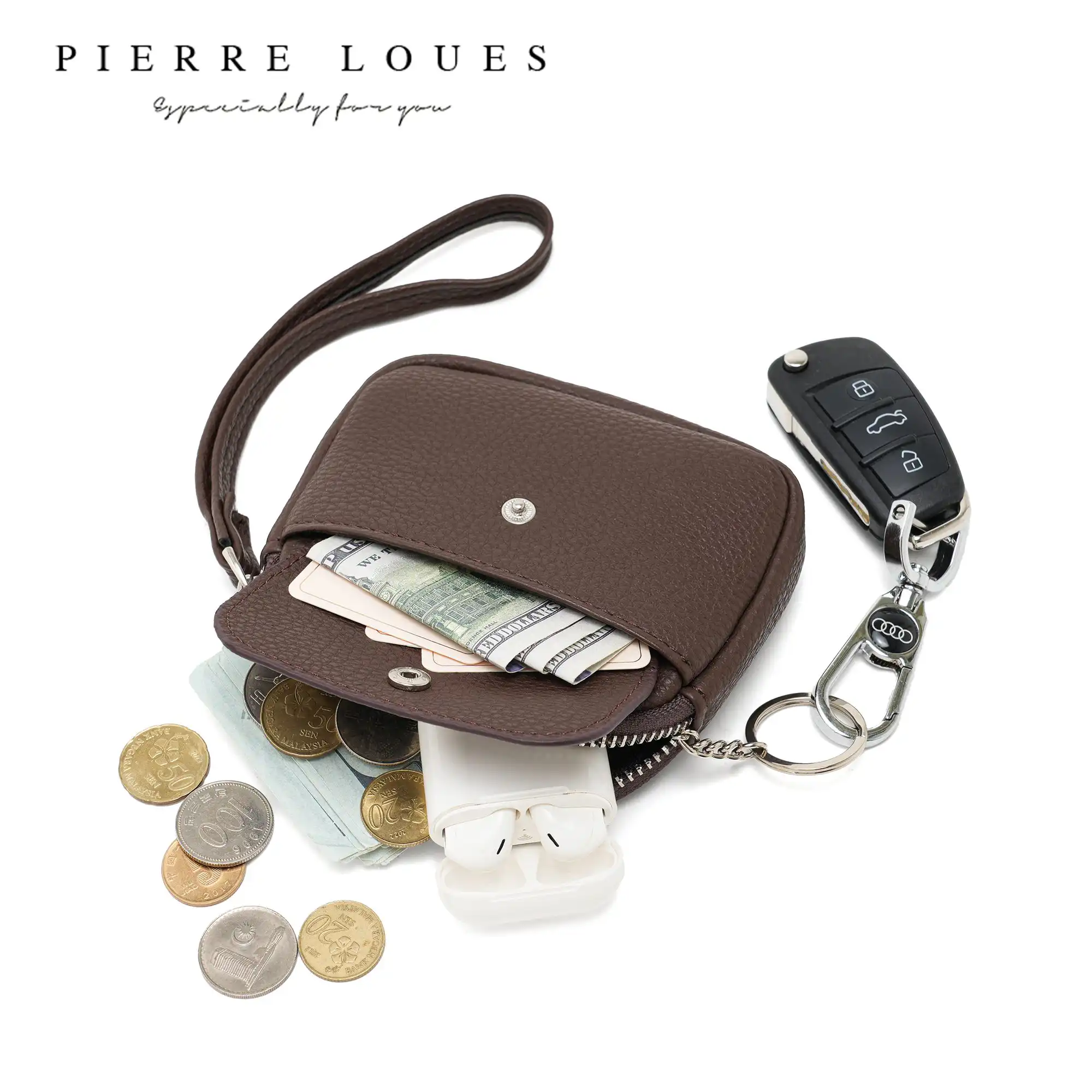 Mini Πορτοφόλι Χειρός Pierre Loues PL967-16-A01 μπονρτό