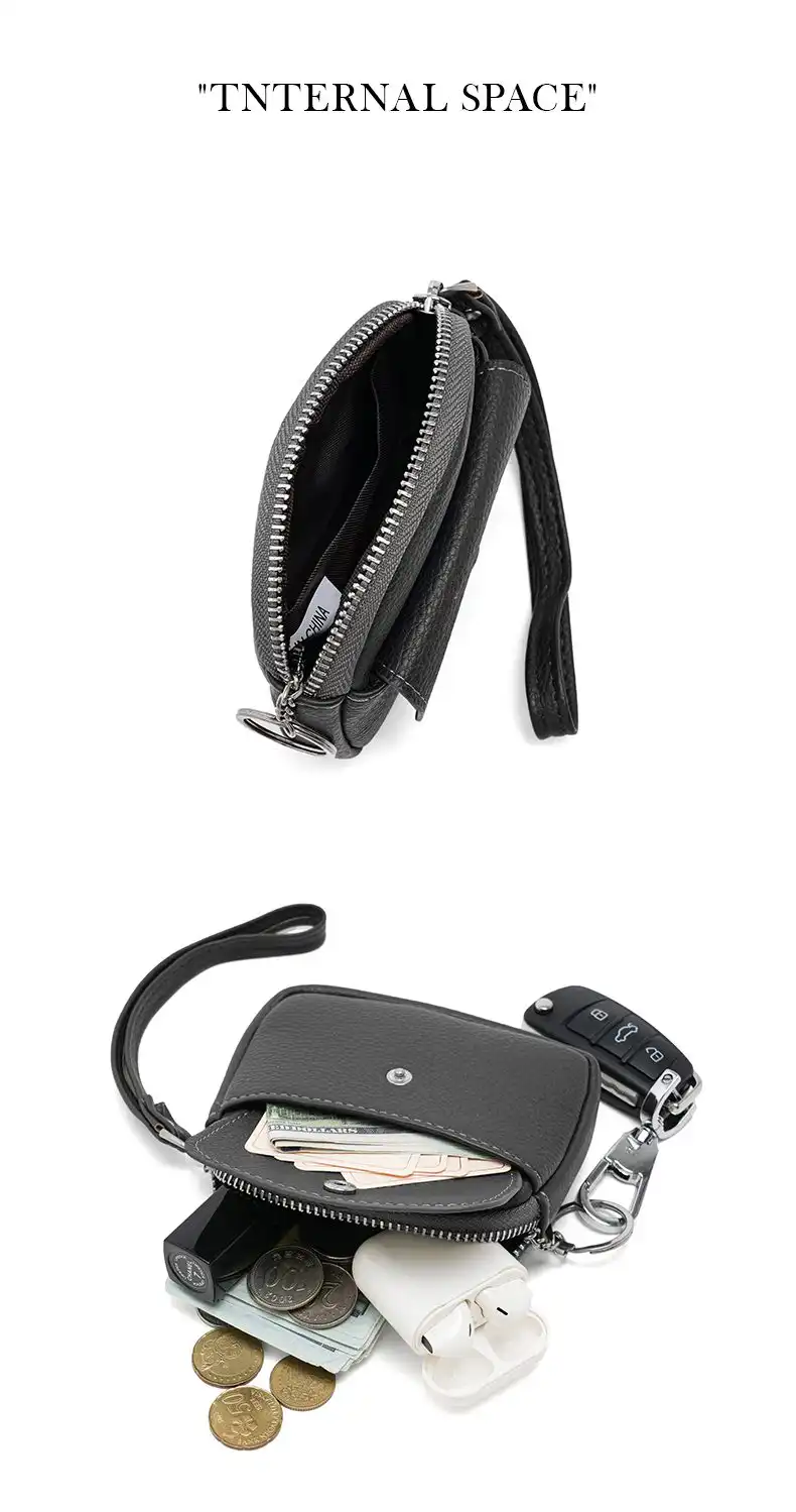 Mini Πορτοφόλι Χειρός Pierre Loues PL967-16-A01 μαύρο