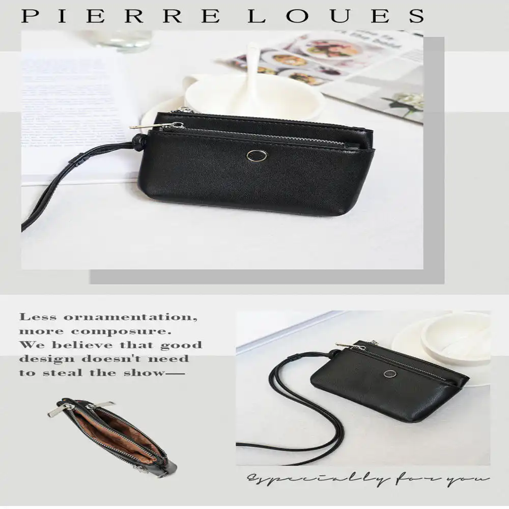 Μικρό Πορτοφόλι Γυναικείο Pierre Loues PL967-54 μαύρο