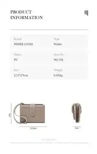 Μικρό Πορτοφόλι Γυναικείο Pierre Loues PL982-37Q μπεζ