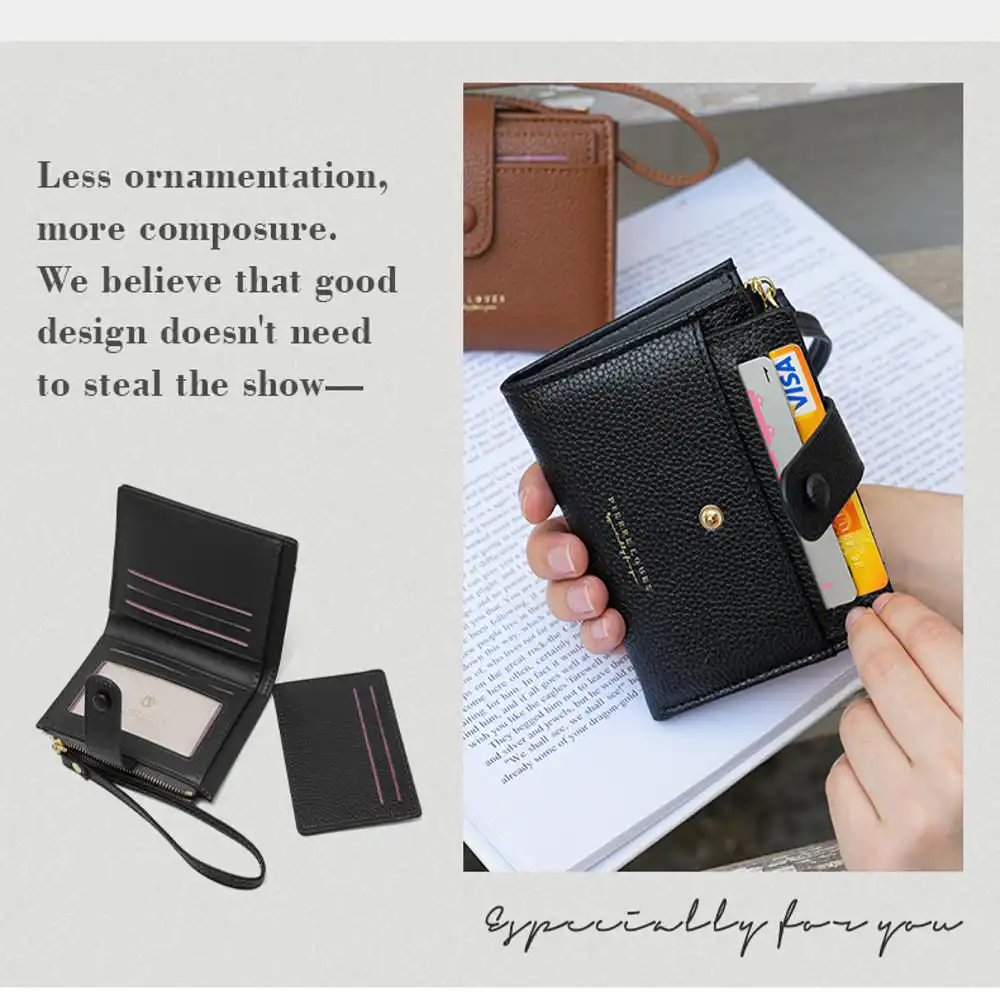 Μικρό Πορτοφόλι Γυναικείο Pierre Loues PL982-37Q μαύρο