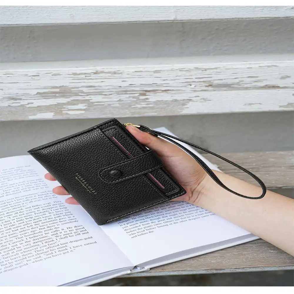 Μικρό Πορτοφόλι Γυναικείο Pierre Loues PL982-37Q μαύρο