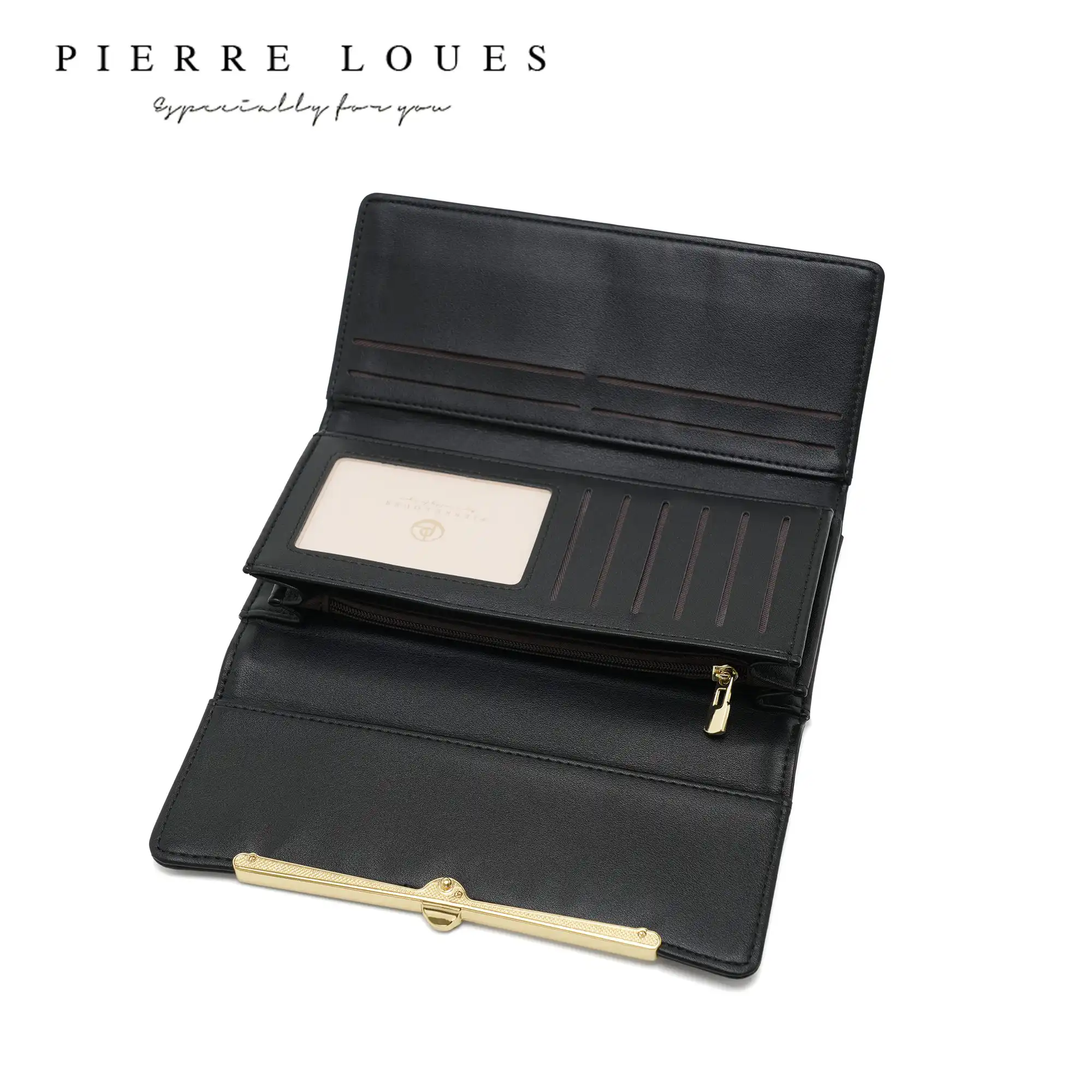 Πορτοφόλι Γυναικείο Μεγάλο Pierre Loues PL986-63 μαύρο