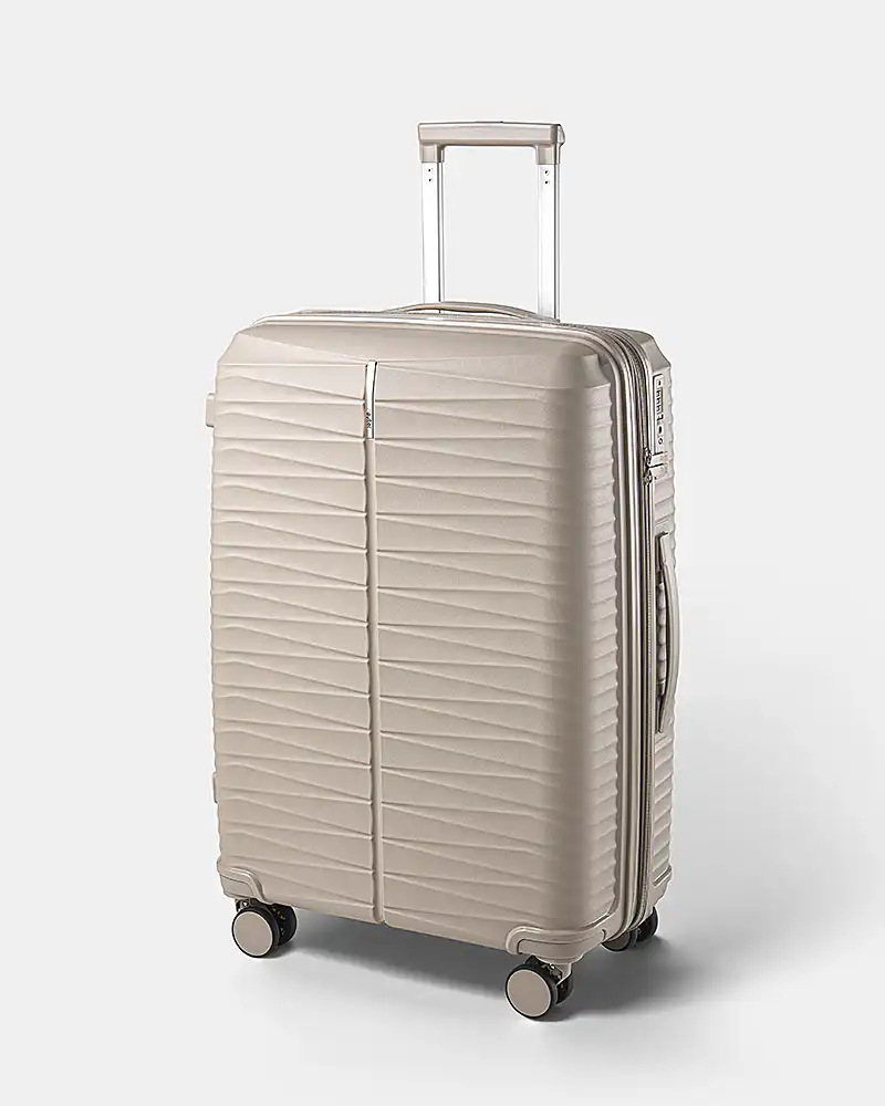 Βαλίτσα Σκληρή 1025 Επεκτεινόμενη Champagne- Μεσαία