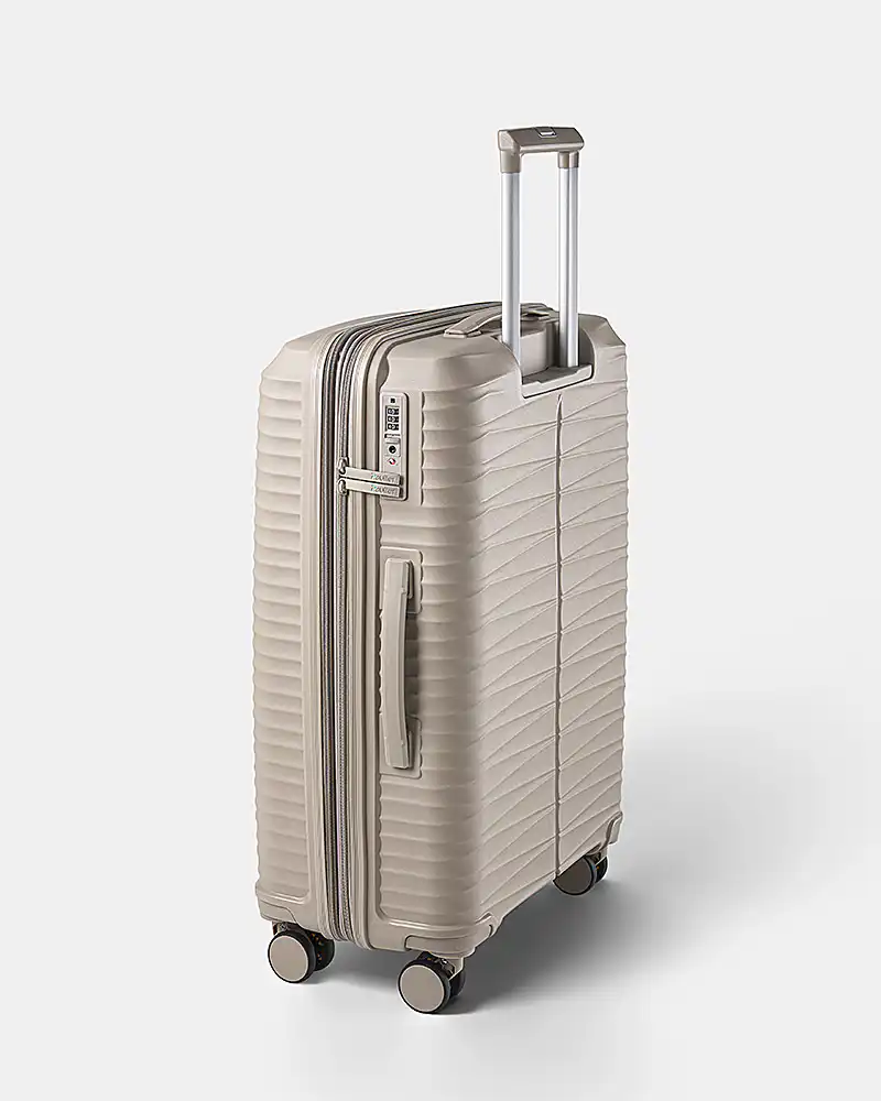 Βαλίτσα Σκληρή 1025 Επεκτεινόμενη Champagne- Μεσαία