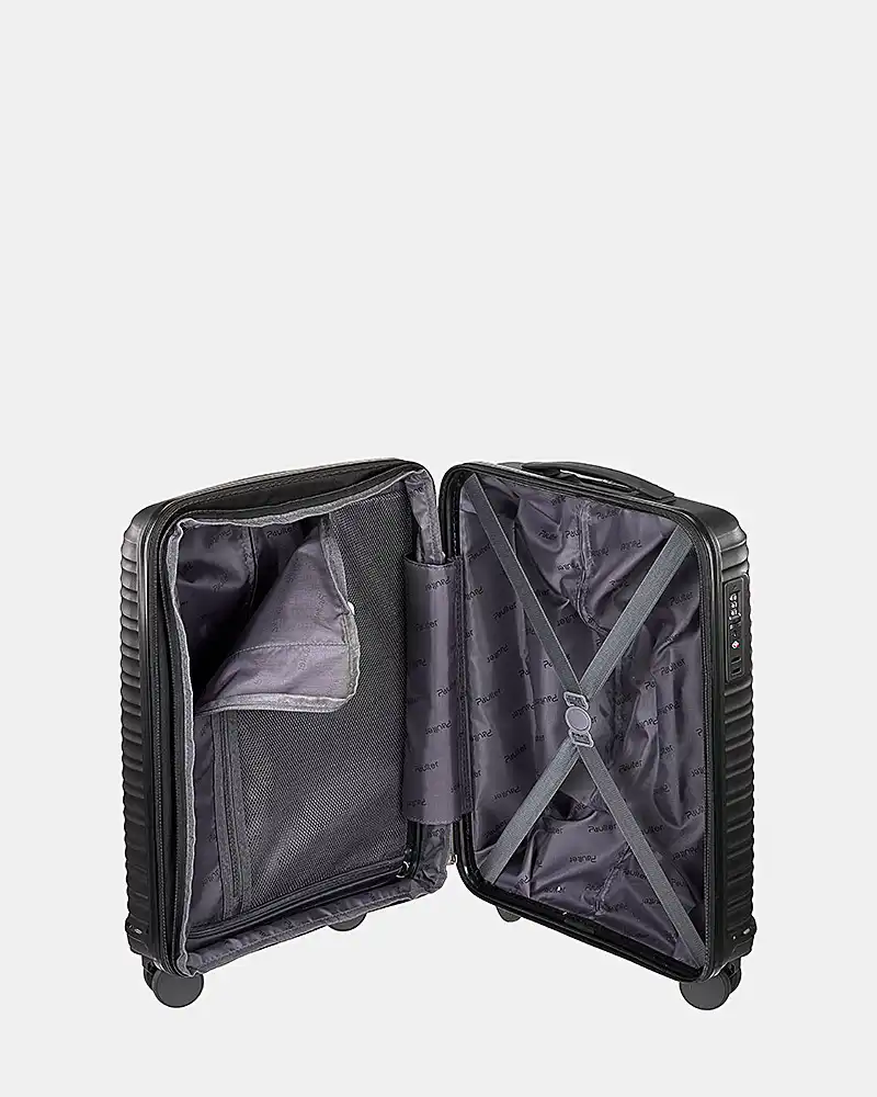 Βαλίτσα Σκληρή 1025 Επεκτεινόμενη Black - Μικρή