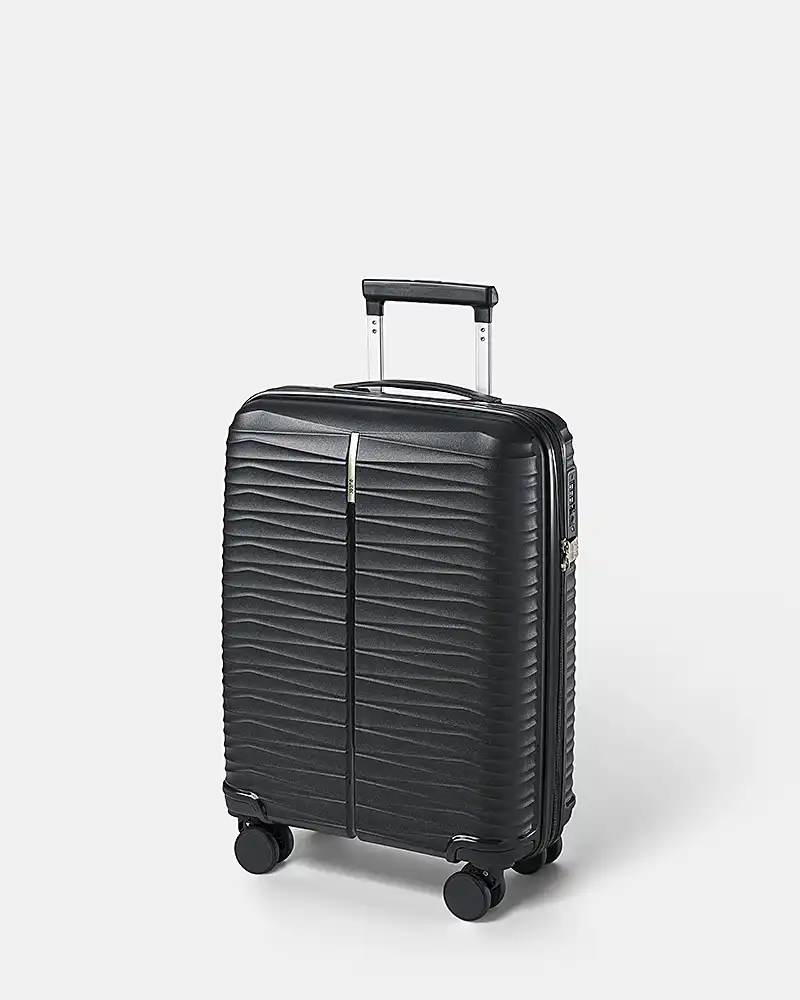 Βαλίτσα Σκληρή 1025 Επεκτεινόμενη Black – Μικρή