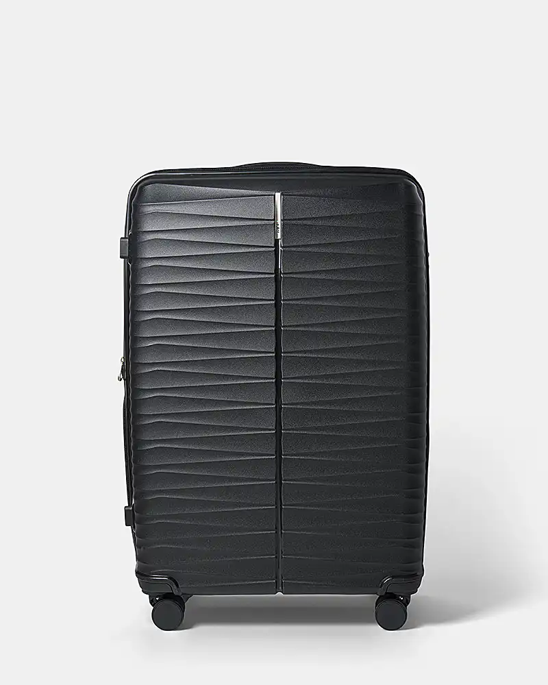 Βαλίτσα Σκληρή 1025 Επεκτεινόμενη Black – Μεγάλη